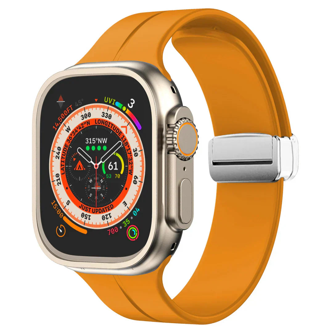 Apple Watch Band With Magnetic Silicone Closure Daily Wear