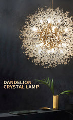 Lunara Lampada a Sospensione con Pendente di Dente di Leone Invertito Edizione