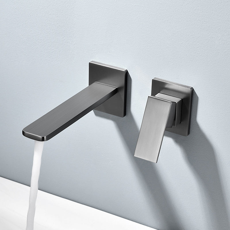 AstraLine Concealed Wall-Mount Sink Faucet, Single-Handle Minimalist Design