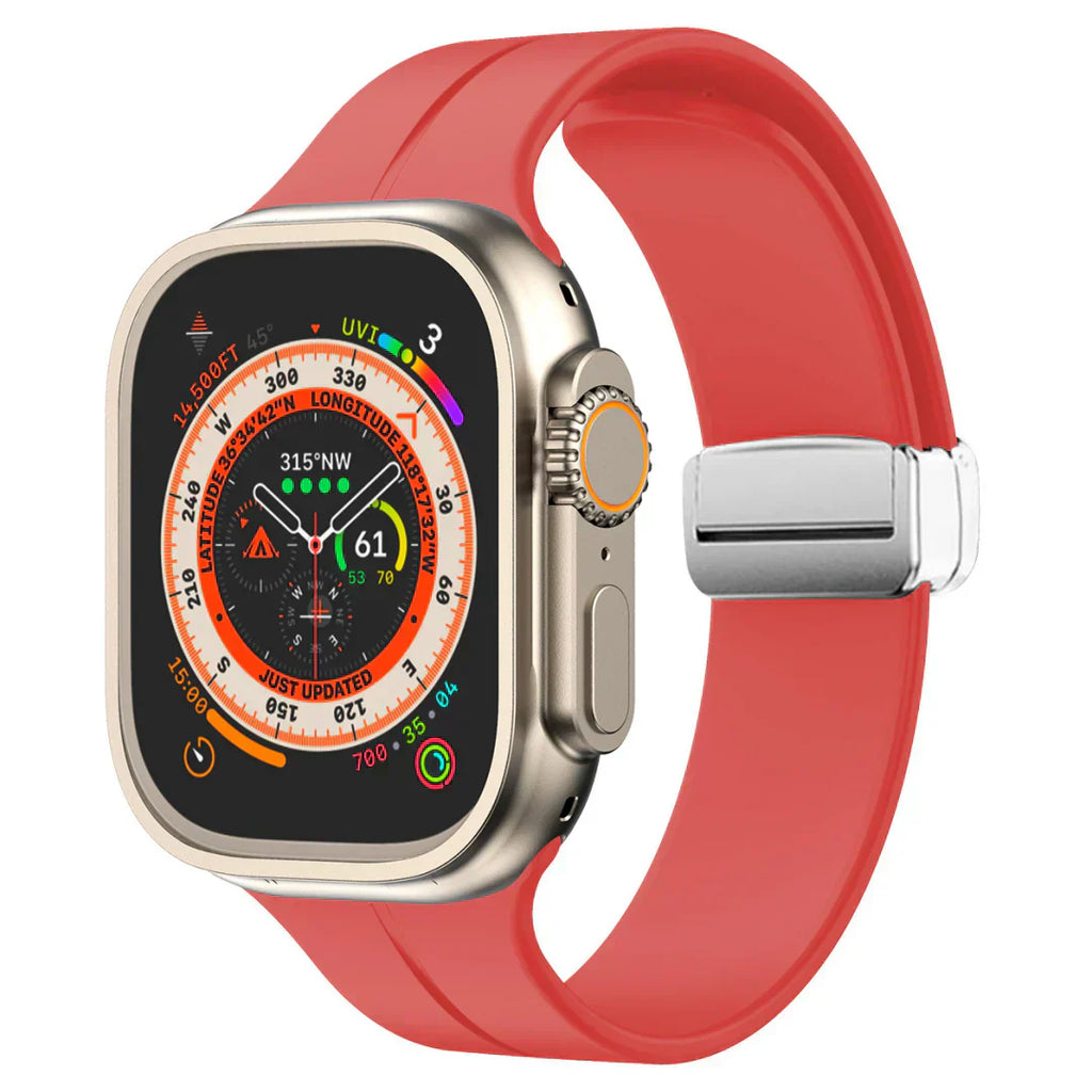 Apple Watch Band With Magnetic Silicone Closure Daily Wear