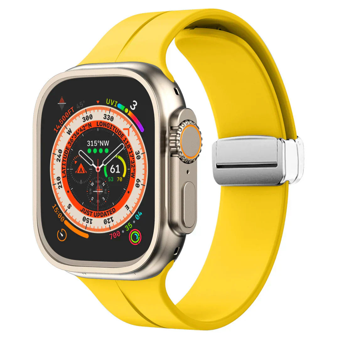 Apple Watch Band With Magnetic Silicone Closure Daily Wear