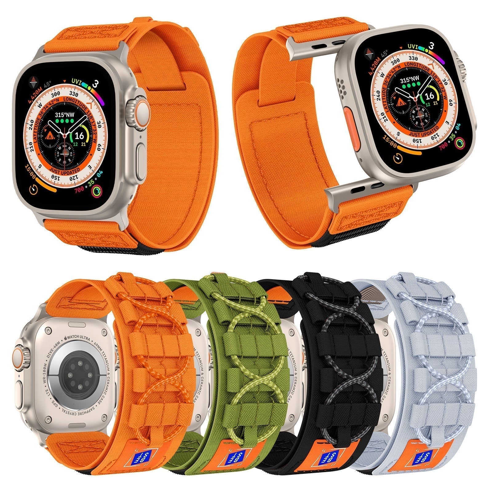 Kirrea Duurzame Nylon Band voor Apple Watch