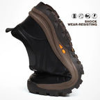 Sepatu Sokongan Lengkungan Jahitan Tangan Lelaki StrideFlex Anti-Selip