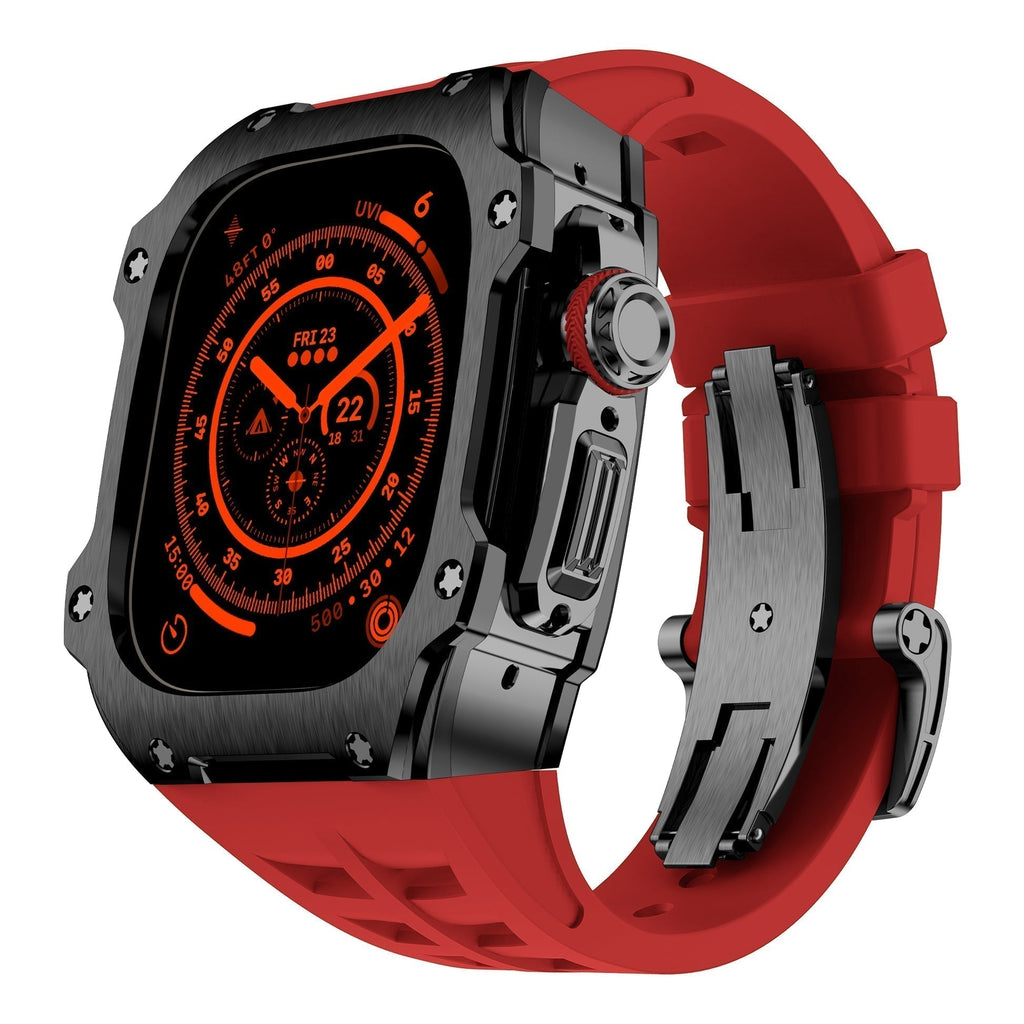Ardent Series Obsidian Guard Roestvrijstalen Behuizing voor Apple Watch Ultra | Petprovac