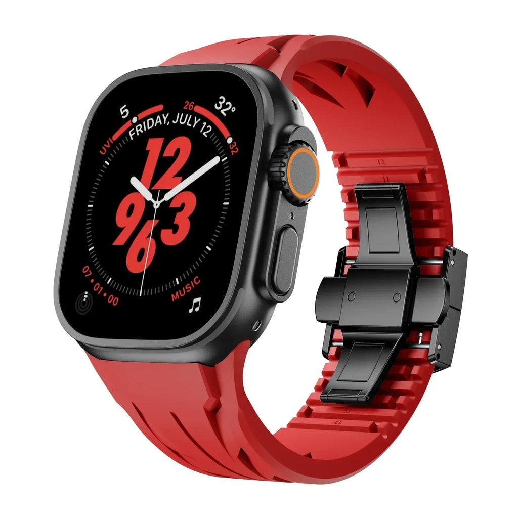 Liora FKM Rubber Band With Butterfly Buckle for Apple Watch | Petprovac