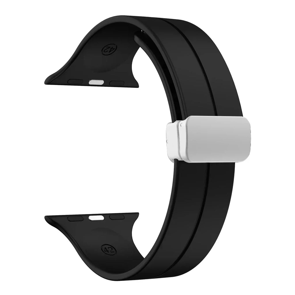 Apple Watch Band With Magnetic Silicone Closure Daily Wear