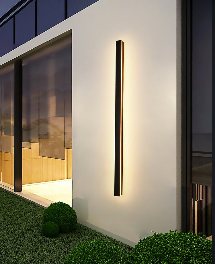 FjordLuma Nordisk Vandtæt Væglampe Med Blødt LED-lys