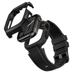 Rivelle rustfrit stål etui med gummirem til Apple Watch | Petprovac