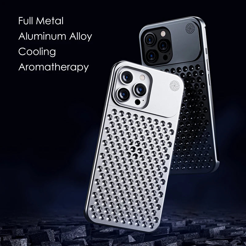 Vellon | Sarung iPhone Aloi Titanium-Aluminium | Petprovac
