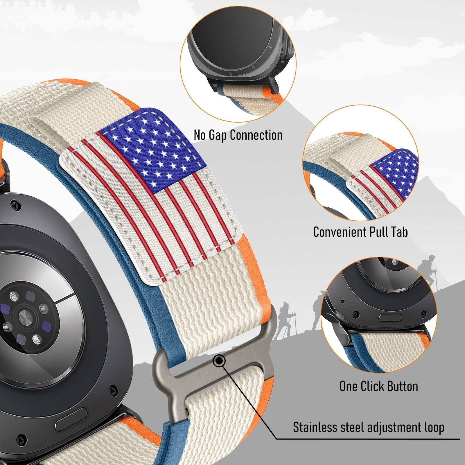 Kirrea Trail Sports Loop voor Samsung Watch Ultra