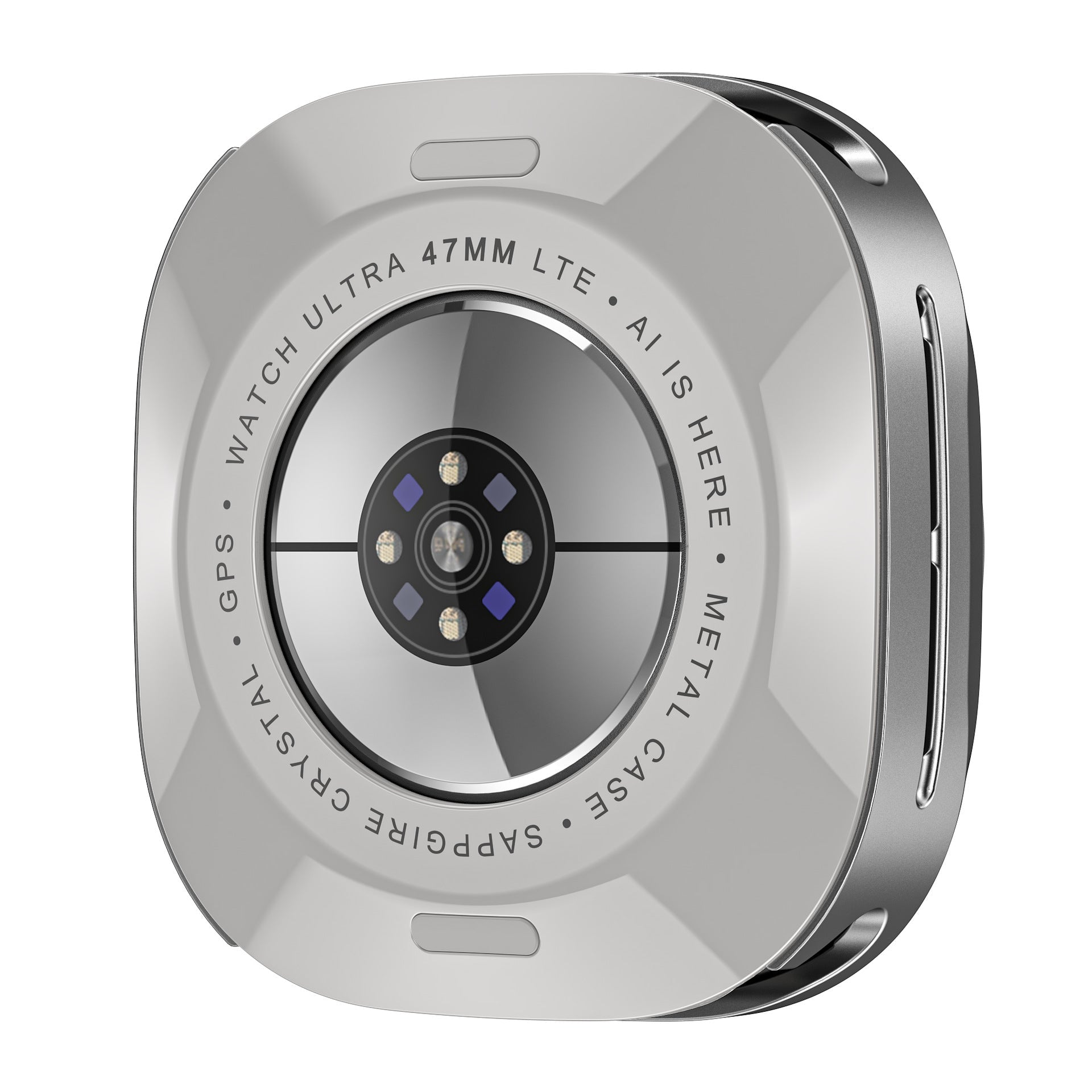 VeroShield 360° Metal Full-Edge Scratch-Resistant Protective Cover for Samsung Galaxy Watch Ultra