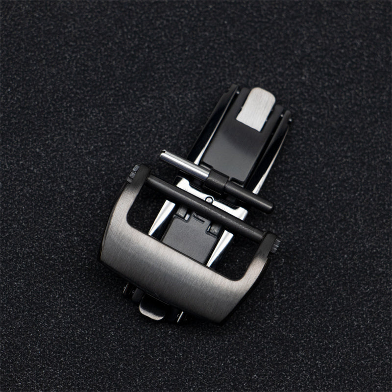 Curea groasă din silicon Novara cu închizătoare tip fluture și adaptor din titan