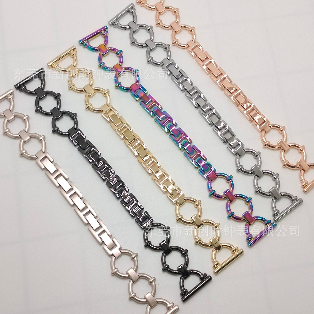 Brățară cu legături diamantate strălucitoare pentru ceasuri inteligente