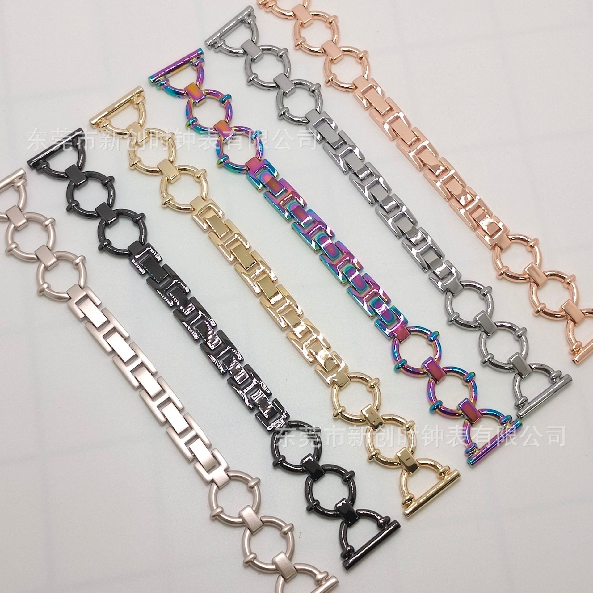 Brățară cu legături diamantate strălucitoare pentru ceasuri inteligente