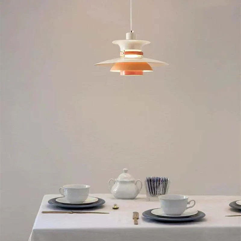 Liora Morandi Moderne LED Hängeleuchte mit Schirm Stilvoll