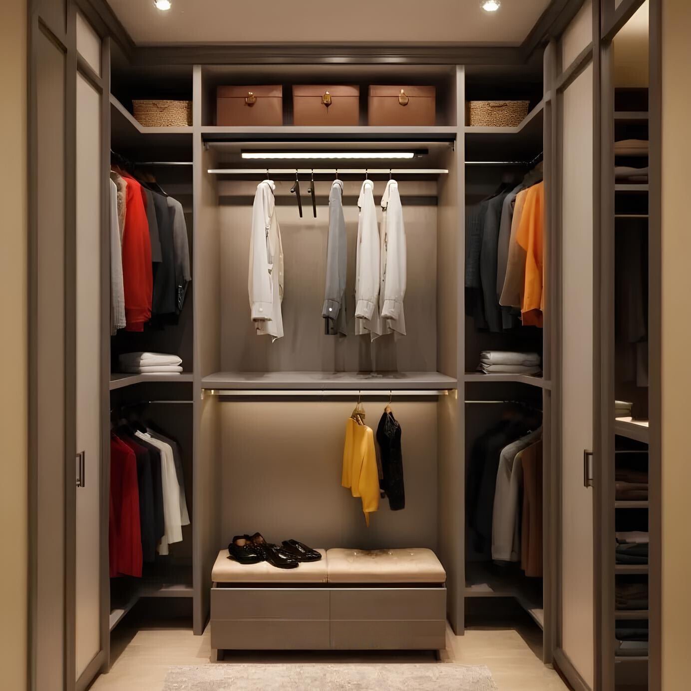 Motion Activated Wireless LED Closet Light For Under Cabinet Use