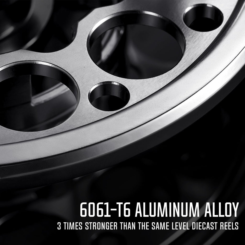 بكرة صيد ذبابة بيسكيفن سورد، بكرة ذبابة مصنوعة من سبيكة الألمنيوم المعالجة بتقنية CNC