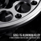 بكرة صيد ذبابة بيسكيفن سورد، بكرة ذبابة مصنوعة من سبيكة الألمنيوم المعالجة بتقنية CNC