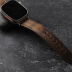 Curea din piele italiană lucrată manual Vellaro pentru Apple Watch