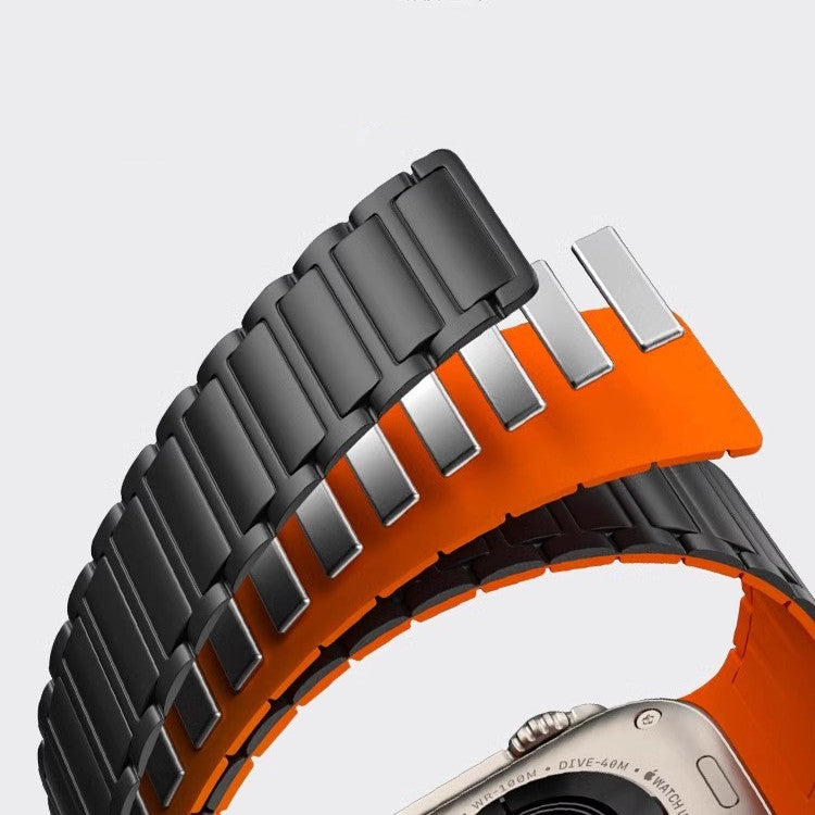 Magnetische siliconen lusband voor Apple Watch