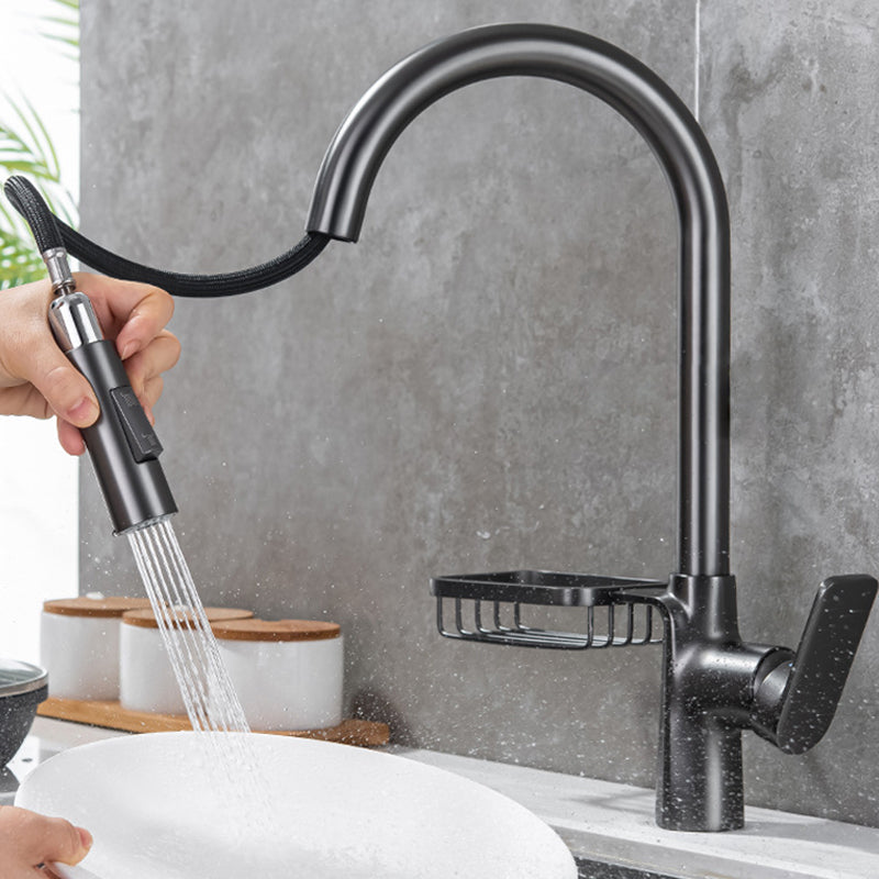 Single-Lever Kitchen Faucet With Pull-Down Sprayer, Hot And Cold | Petprovac