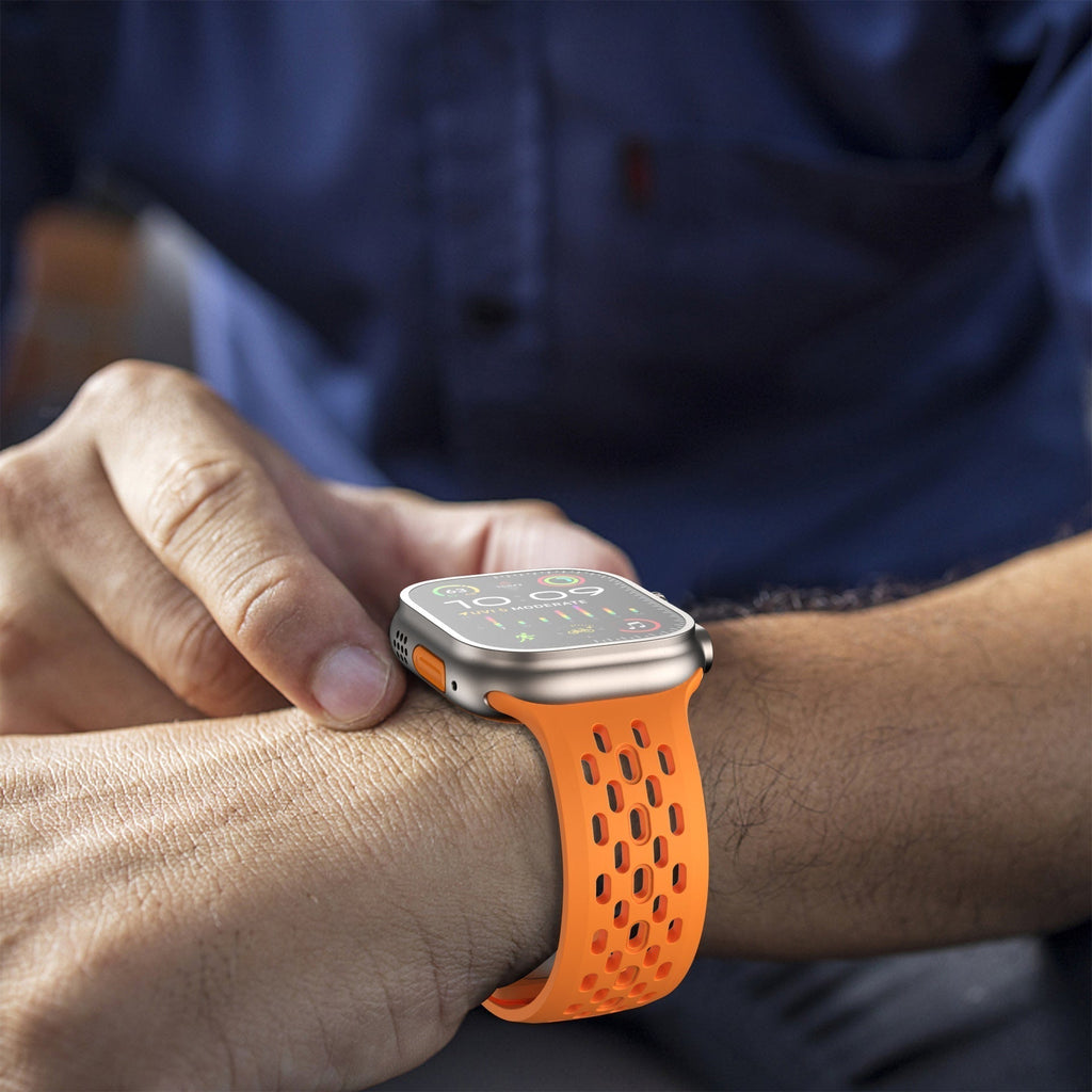 Banda transpirable de caucho AeroFlex FKM para Apple Watch