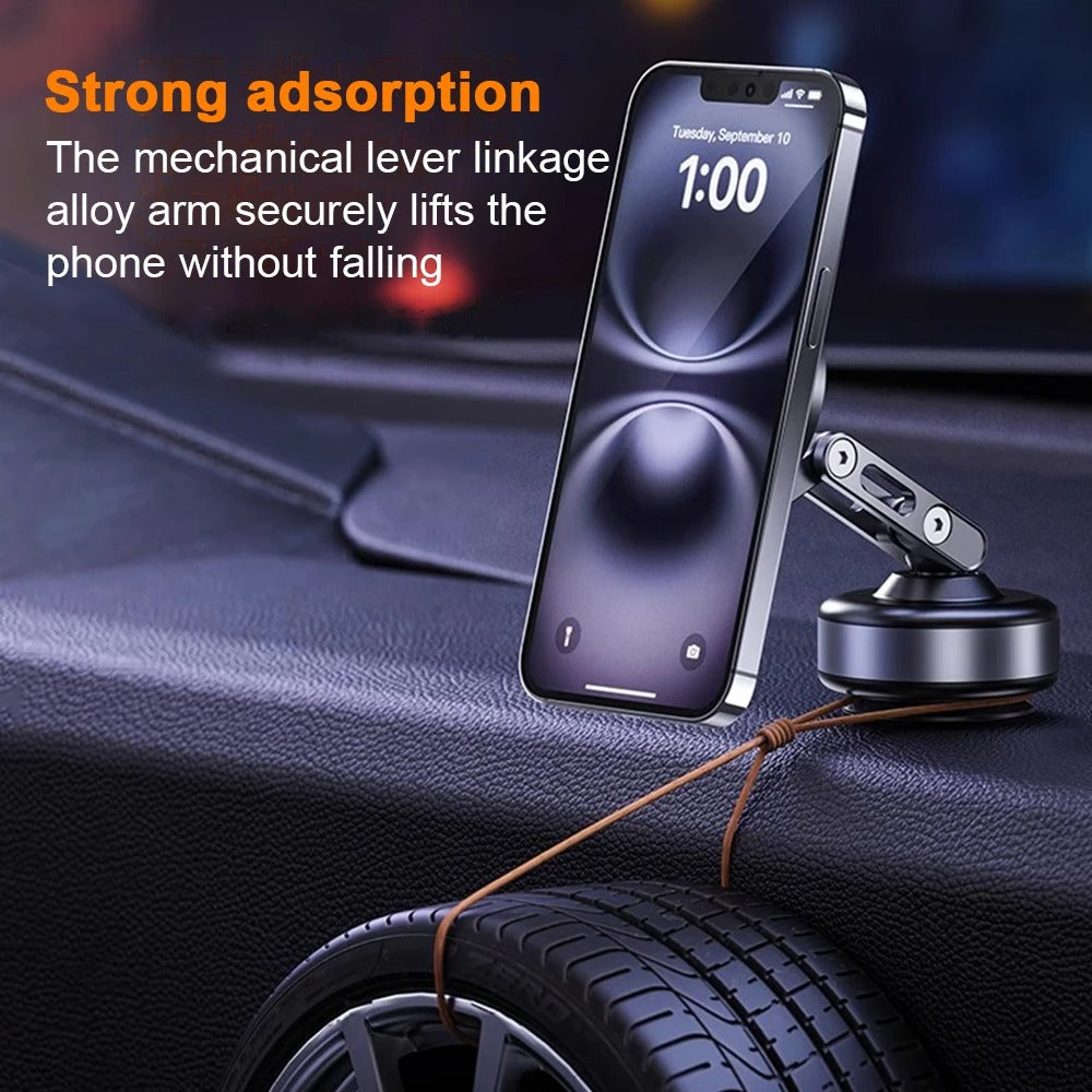 Supporto Magnetico Sicuro per Telefono con Rotazione a 360 Gradi per Auto