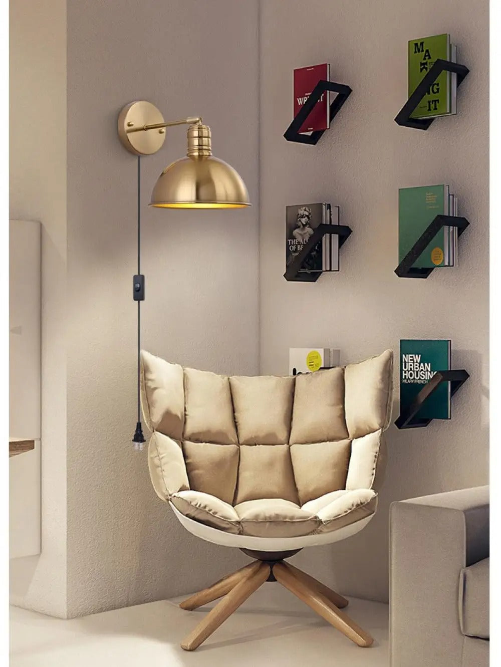 Lampu Dinding Pemasangan Lengan Gaya Lama