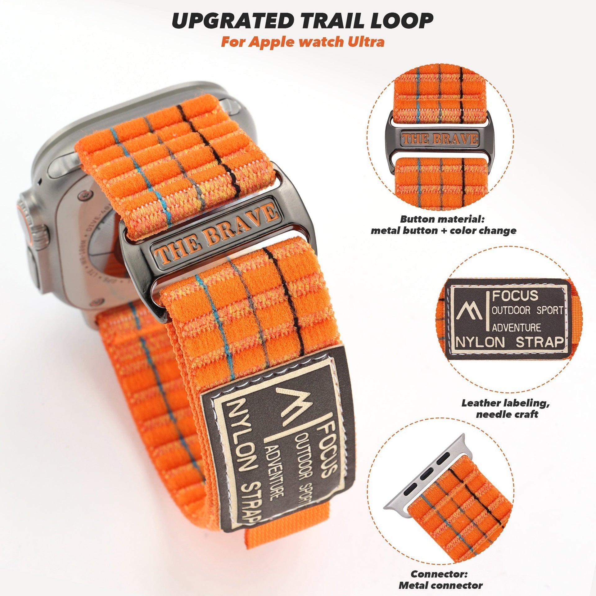 Kyntro Trail Loop nylonband för Apple Watch