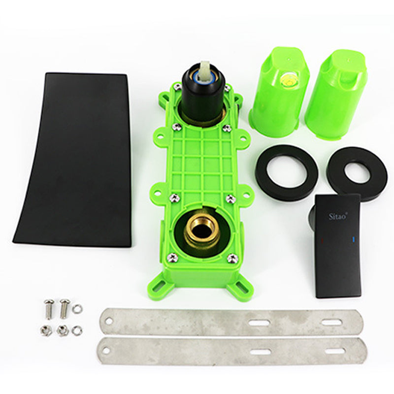 Sleek Single Lever Wall Mounted Waterfall Faucet for Bathroom Sink | Petprovac