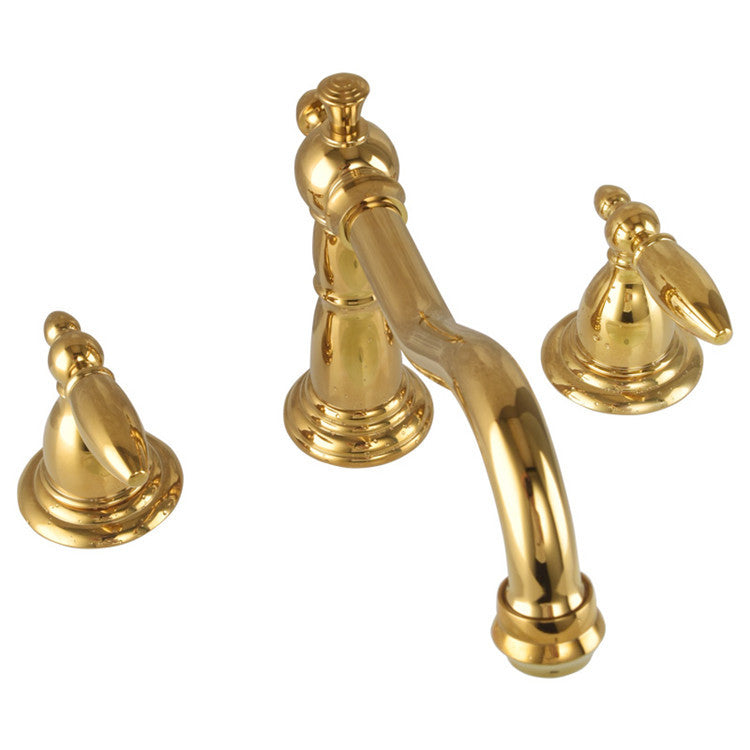 Marcelli Vintage Brass Double-Handle Bathroom Faucet for 3-Hole Sink | Petprovac