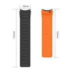 Silikonowy pasek magnetyczny LumiLoop do zegarka Samsung Galaxy Watch 4/5/6/7