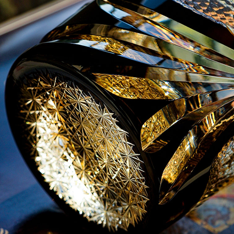 Takumi | Ručně vyráběná sklenice na whisky Soaring Dragon v dřevěné krabičce | Petprovac