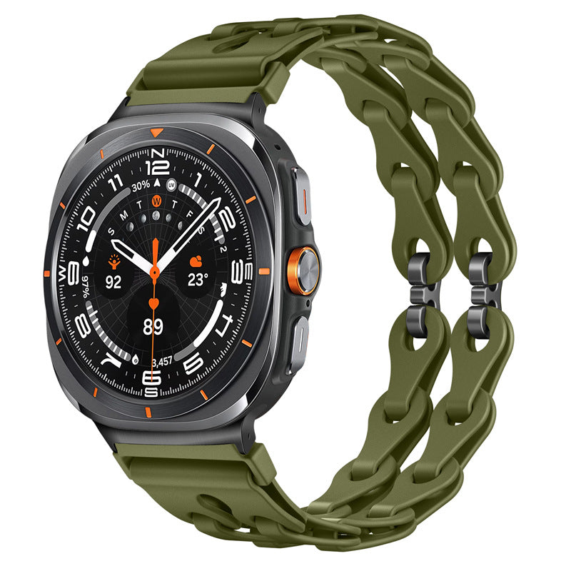 Aventa Sport silikonarmband kompatibelt med Samsung Galaxy Watch Ultra 47mm