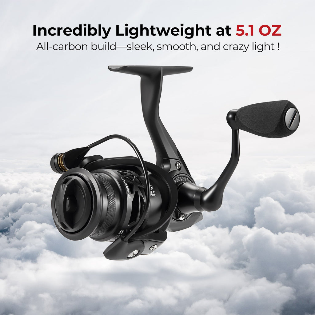 بروباك كاربون إكس بكرة صيد دوارة أفضل بكرة صيد دوارة خفيفة