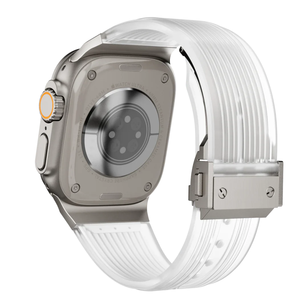 Avenza | Klar silikonearmbånd til Apple Watch | Petprovac