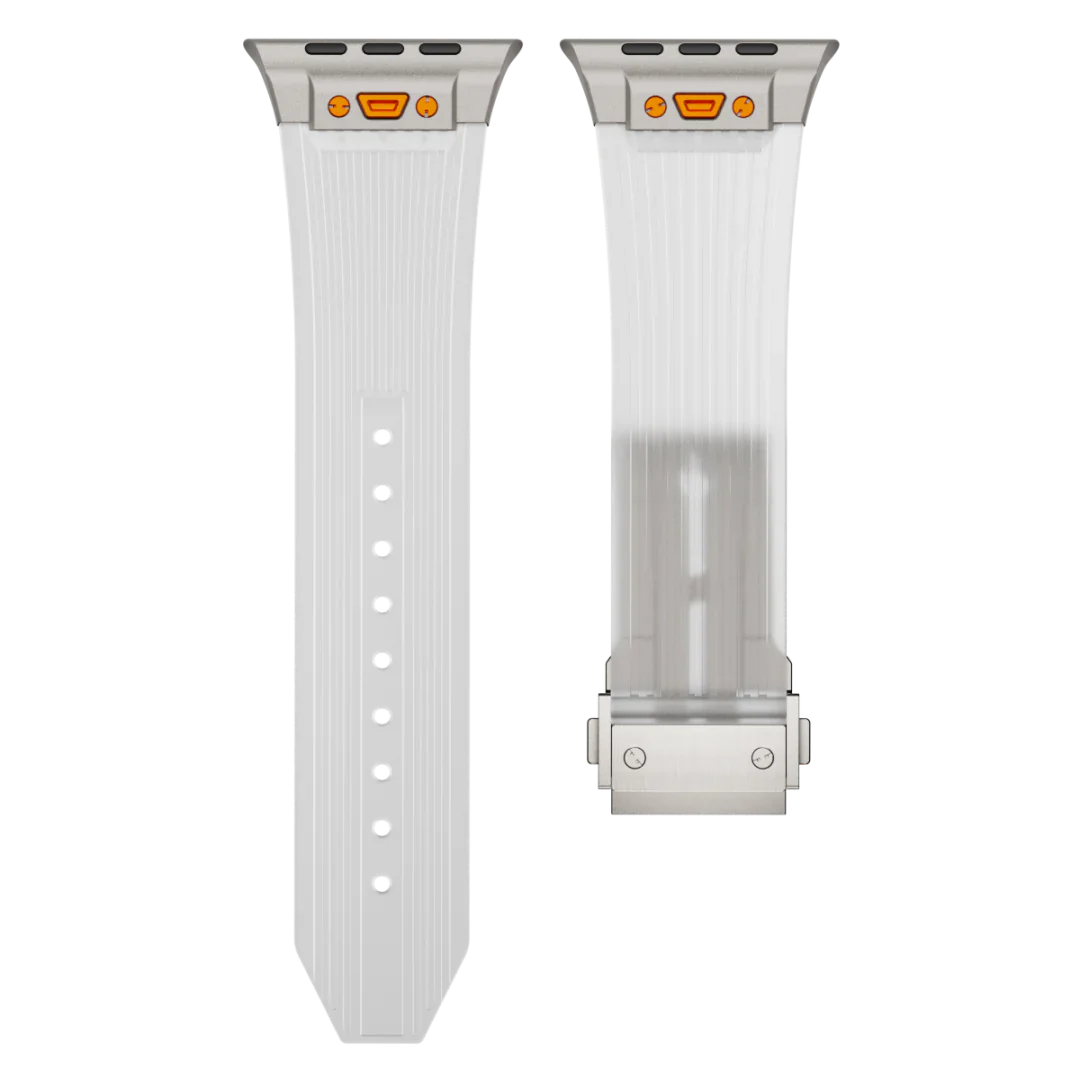 Avenza | Klar silikonearmbånd til Apple Watch | Petprovac