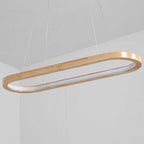 LumaWood LED Pendant Light With Wood Finish And Subtle Metal Accents