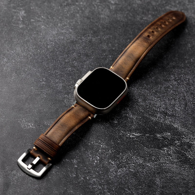 Vellaro Handcrafted Italian Leather Band for Apple Watch