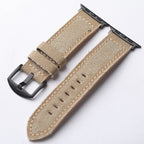Handcrafted Canvas and Genuine Leather Watch Strap