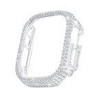 Carcasă completă LuxeGuard cu diamante și protector de ecran pentru Apple Watch