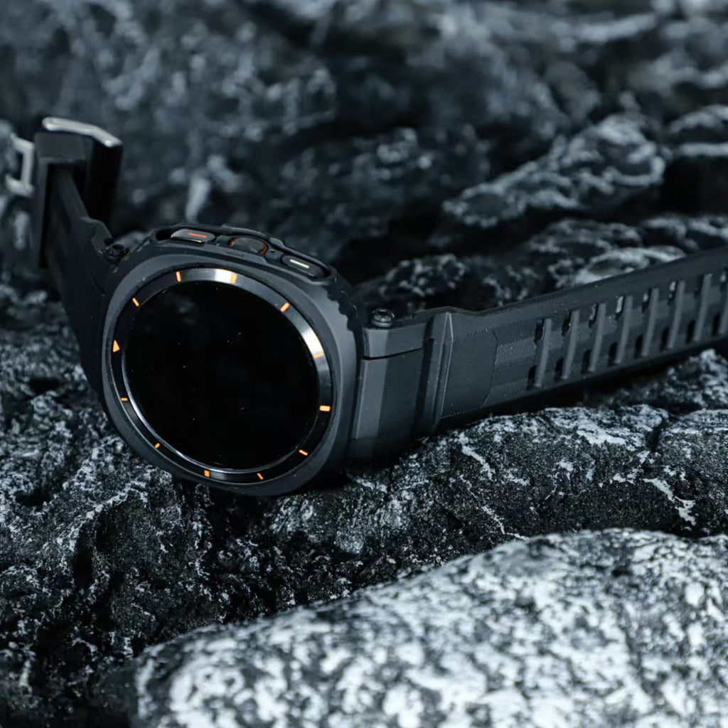 FlexTone Sport TPU -ranneke ja kotelo Samsung Galaxy Watch Ultra 47 mm:lle