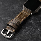 Handcrafted Top-Grain Cowhide Leather Strap For Apple Watch