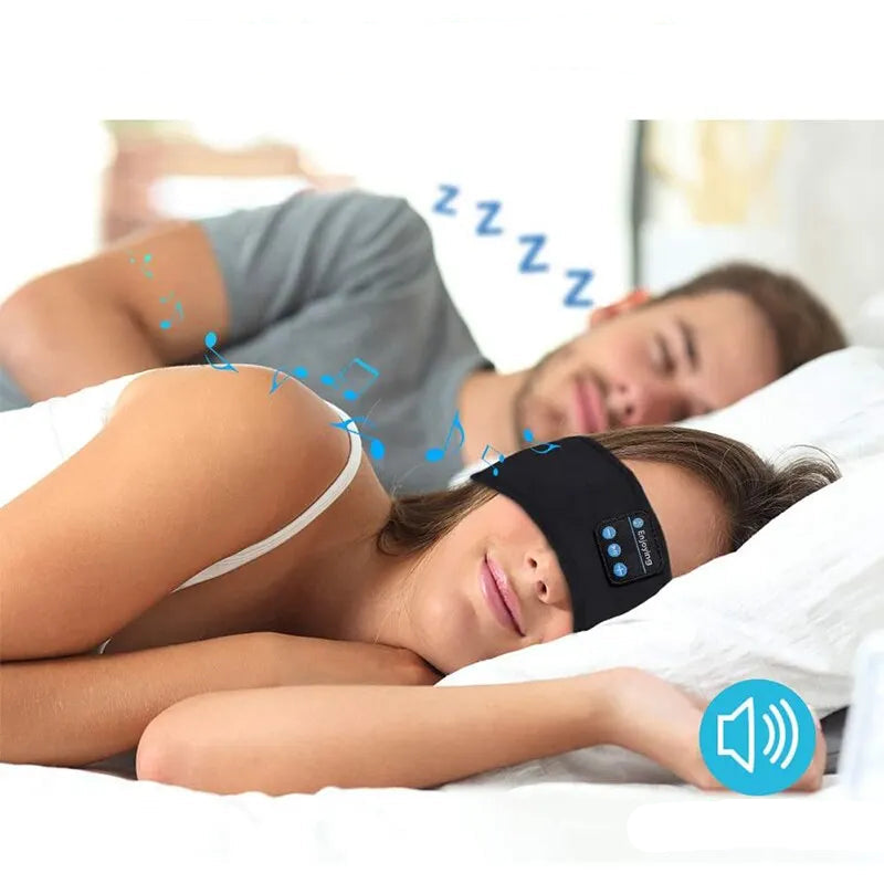 SomniBand | Banda para Dormir Bluetooth con Altavoces Integrados, Tela Suave, Batería de 10 Horas