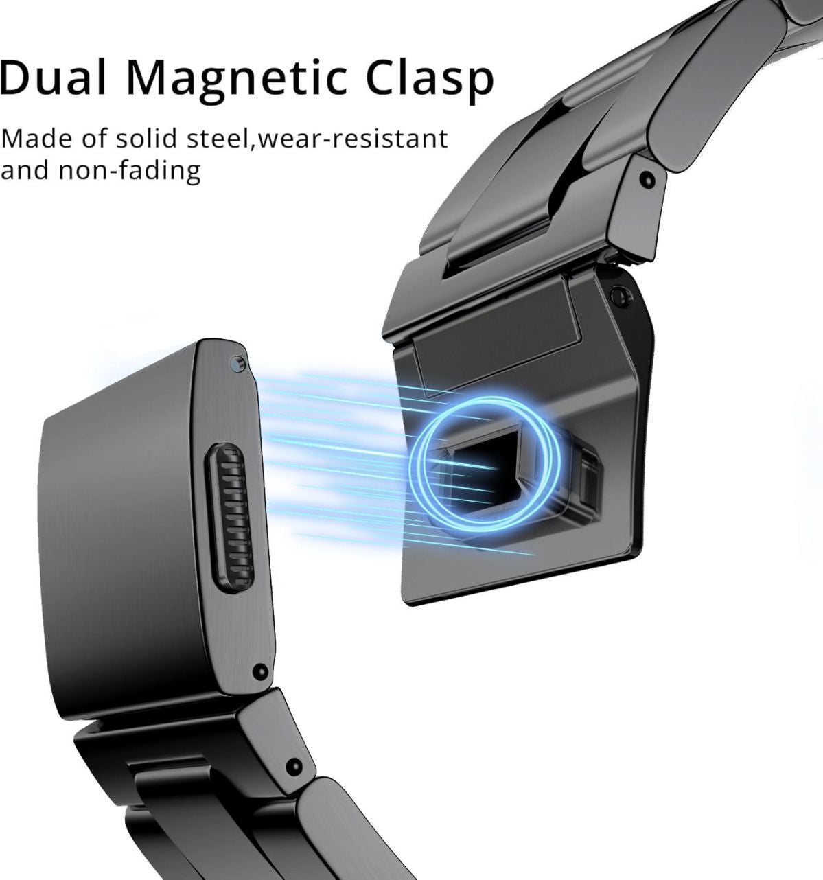 Kirrea Stainless Steel Watch Band Compatible With Apple Watch