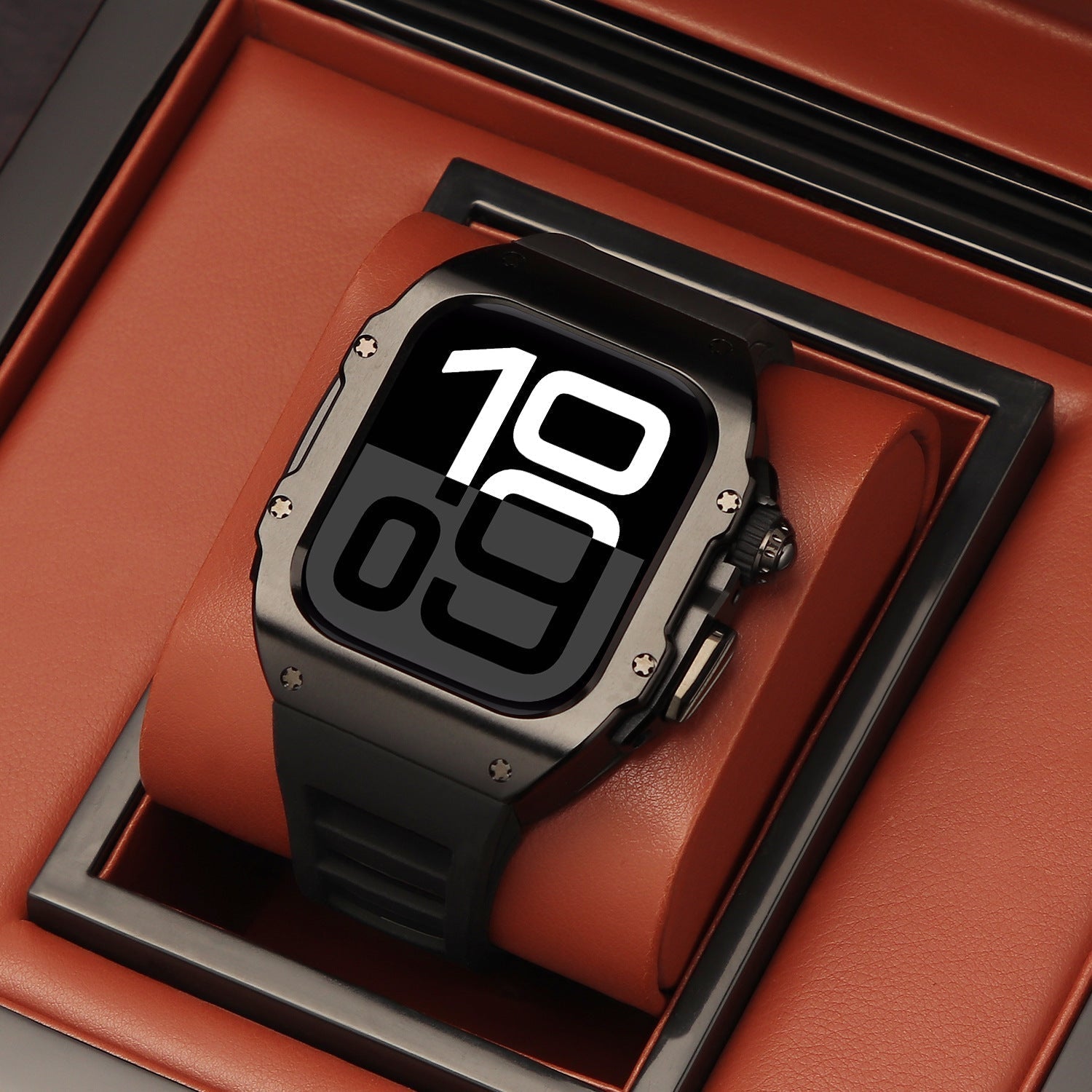 NovaGuard Electroplated Fluoroelastomer Band for Apple Watch