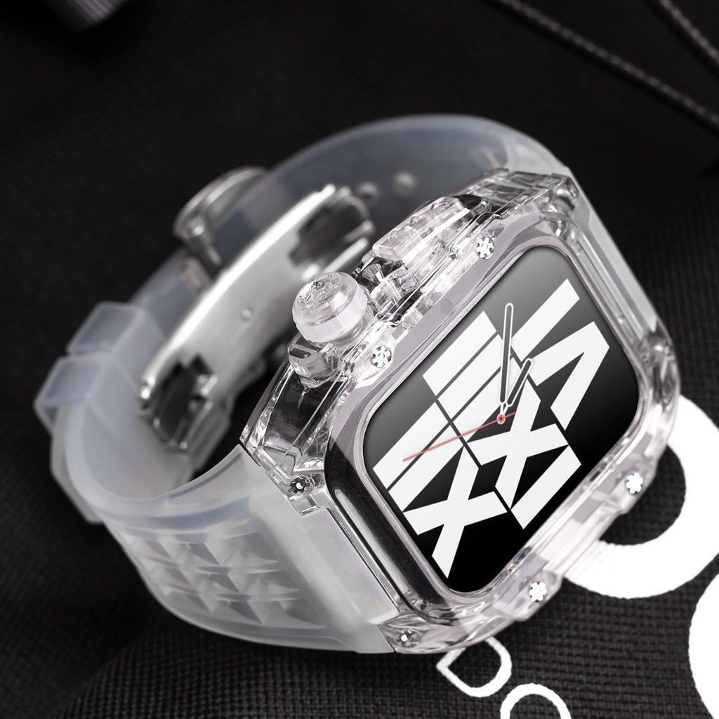 GlacierGuard Case and Fluororubber Band Kit for Apple Watch