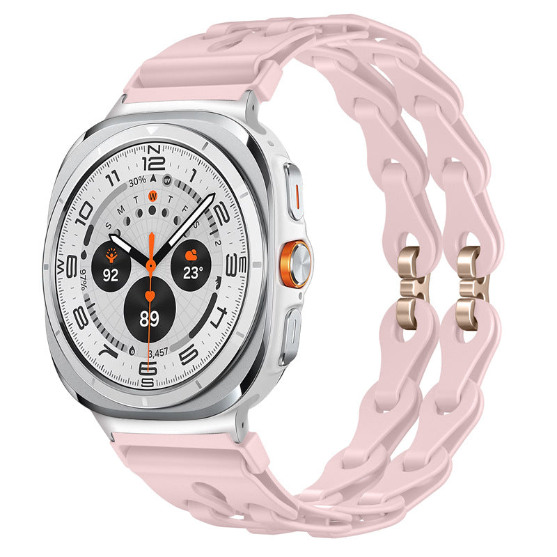 Aventa Sport silikonarmband kompatibelt med Samsung Galaxy Watch Ultra 47mm