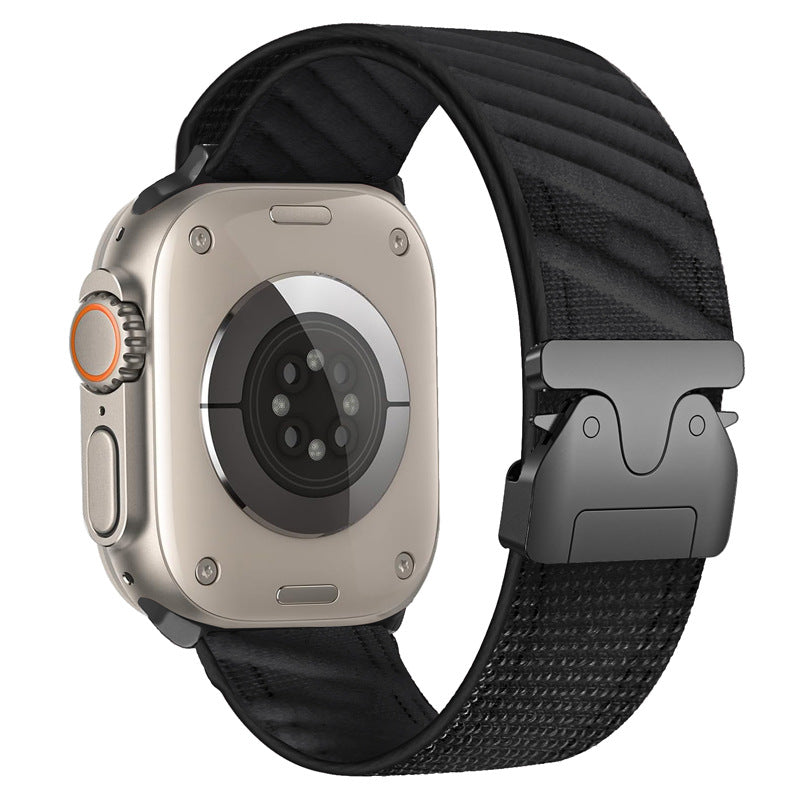 Marlowe twill nylonrem med fallskärmsspänne för Apple Watch