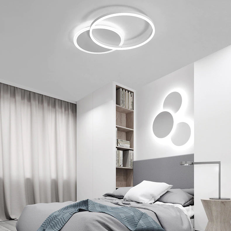 LunaRing Lampada da Soffitto LED con Morbida Luce Ambientale Tranquilla